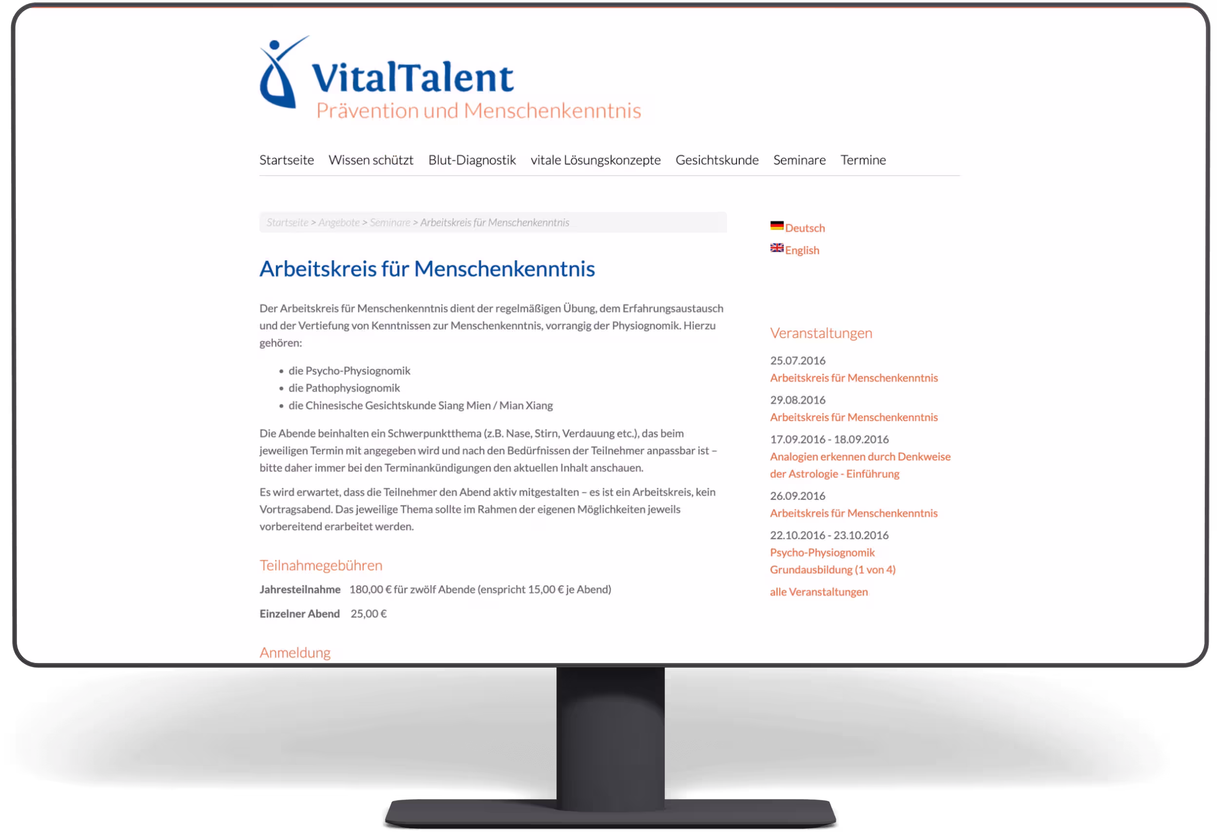 Vitaltalent vorher